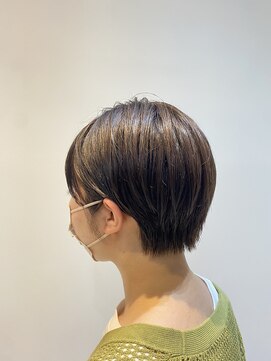 ネウィ ジャム 町田(newi JAM) ショート内巻きワンカールワンレンボブ前下がり鎖骨ミディアム