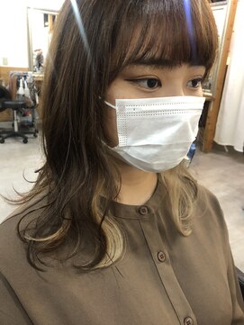 ヘアーアンドメイク ルシア 梅田茶屋町店(hair and make lucia) インナーベージュ