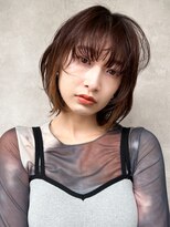 メゾンドイギー(MAISON de IGGY)&nbsp;イヤリングカラー/インナーカラー/切りっぱなしボブ/美髪