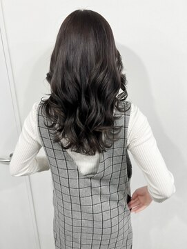 イオエ(ioe) デザインカラー/グランマッシュ/暗めカラー/ミディアムヘア
