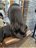 コテ巻き風パーマ