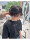 【ショート×パーマ】