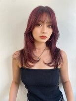 ピープスアンドスー 表参道 渋谷(Peeps&Suu.) 顔周りレイヤーワンホンヘア髪質改善オルチャンヘア