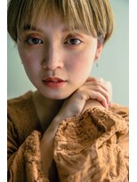 ルル(Lulu)&nbsp;耳掛けベージュマッシュショート