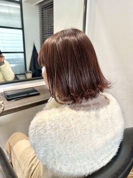 ファイブシーン アオヤマ(5SCENE AOYAMA) 切りっぱなしボブミニボブパーマくびれボブ外ハネボブブリーチ