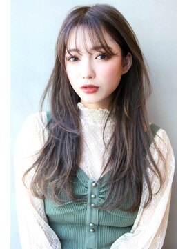 マルフェ 天王寺(marfe) 【marfe】オリーブカラー＿オリーブベージュ＿レイヤーカット