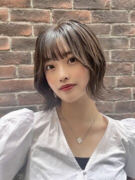 ロンド ストラーダ 心斎橋(Lond strada) レイヤーボブ×ハイトーン[心斎橋/髪質改善]