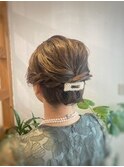 結婚式参列ヘア