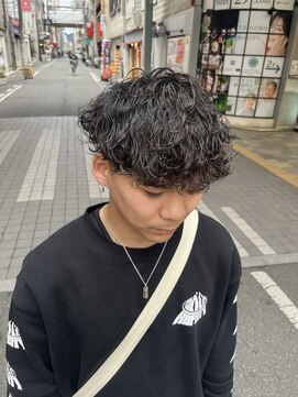 メンズグルーミングナンバーナイン(MEN'S GROOMING NUMBER NINE) 波巻きスパイラル/メンズパーマ/姫路メンズサロン