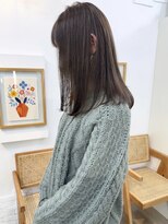 イコ 表参道原宿(ico) アッシュベージュ イルミナカラー のばしかけ