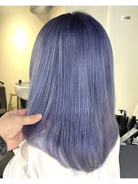 アミル(amiLe) 色落ちシルバー/ラベンダーカラー/渋谷