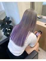 ペレ 渋谷(PELE)&nbsp;イメチェン/ホワイトブロンド/外ハネボブ/美髪/渋谷