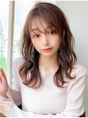 【NEW OPEN】小顔前髪あり後れ毛サイドバングメルティカラー