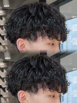 髪屋 紬 メンズ/メンズパーマ/メンズカット/波巻きスパイラル
