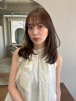 ボタン ハカタ(VOTAN hakata) 【votan yui】ヘーゼルベージュ/ミディアムレイヤー