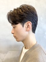 エリマバイフィフス 調布(elima by fifth) 調布センターパートフェザーパーマニュアンスパーマメンズパーマ