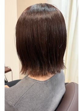 切りっぱなしボブ