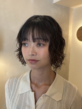 ラヴィズム 名駅店(LUVISM) ボブ/パーマ/ミディアム/レイヤー/艶カラー/LUVISM名駅