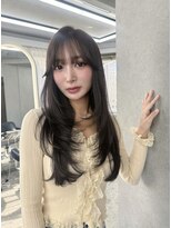 リッカ(LICCA)&nbsp;【柿本真優】レイヤーカット/グレージュカラー/前髪カット