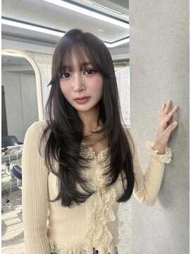 リッカ(LICCA) 【柿本真優】レイヤーカット/グレージュカラー/前髪カット