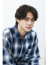 リベル(LIBER)&nbsp;フェザーパーマ/センターパート/八王子メンズサロン