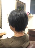 30代40代50代/ハンサムショート/黒髪ショート