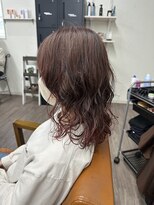 ウイングハーツ 石岡店(WING HEART'S)&nbsp;ピンクブラウン☆パーマスタイル