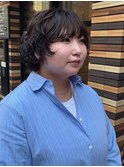 ショートパーママッシュパーマ