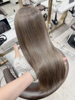 ロンド レア 天神大名店(Lond Le’a)&nbsp;ダークアッシュ/大人ガーリー/似合わせカット/着物ヘア10代20代