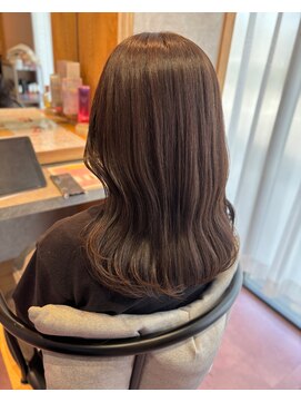 ベルタバイメルク(belta by merc.) ピンクベージュ　やわらかラベンダーブラウン4.10