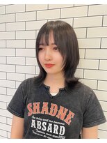 クラヴィアエクラート なんば店(CLAVIA.ECLART)&nbsp;韓国レイヤーカット/顔周りレイヤーカット/ハッシュカット