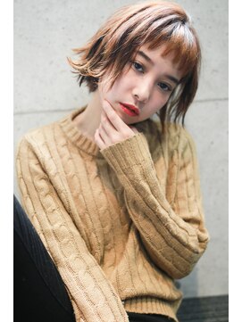 ラフィス ヘアー エイル 京橋店(La fith hair ail) 【La fith】 切りっぱなしショートボブ