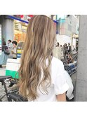 外ハネボブ/アッシユブラウン/ネオウルフ/デザインカラー