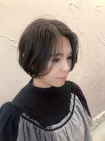 ゾンネ(ZONNE)&nbsp;【ZONNE】透け感シースルーショートボブ