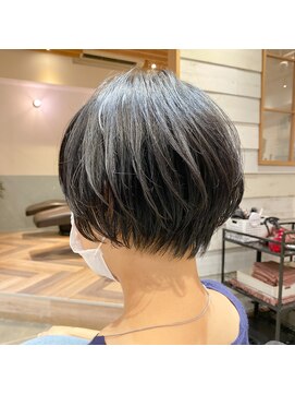 ラボヌールヘアーレーヴ 池袋店(La Bonheur hair reve) 透け感のある丸みショート