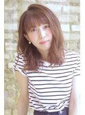 大人かわいい重めひし形ミディ
