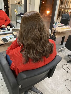 ラフ 難波店(LAFF) #黒髪#ボブルフ#ネビージュ#小顔#ワンレン