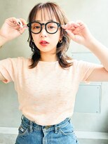 アルテ(ARTE)&nbsp;【ARTE表参道/青山】顔まわりレイヤーセミロング×透明感カラー