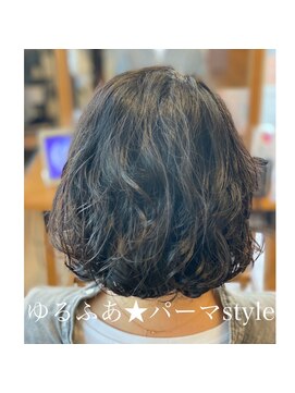 ヘアブロス(hair BROS) ゆるふあ★パーマstyle