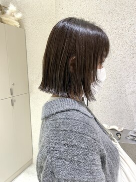 マイル 渋谷(mile) ボブ×顔まわりレイヤー