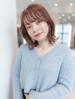 イルハバナ 渋谷(ill HAVANA)&nbsp;外ハネ鎖骨レングス顔まわりレイヤーボブシースルーバング