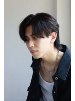 ソイクフ 四条大宮店(SOY-KUFU)&nbsp;【soy-kufu】MEN'S HAIRアッシュブラックウルフヘア