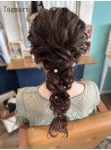 結婚式に華やかな編みおろし☆