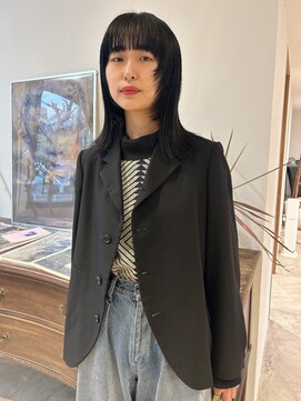 ヘアーアイストゥーレ(HAIR ICI TRE) フェイスレイヤー 髪質再整カラー 担当 渡邉桜桃