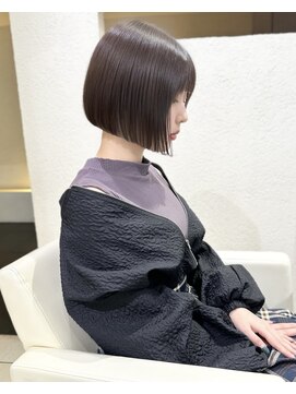 ユーフォリア 新宿店(Euphoria) 大人可愛い小顔前下がりボブ×ナチュラルボブ×ミニボブ20代30代