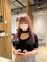 リミットバイアフィナー 大宮店(limit by Afinar)&nbsp;natural pink×逆inner×切りっぱなし