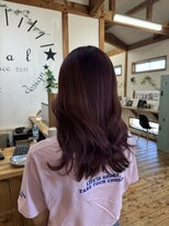ヘアーデザインハル(hair desigin hal) カシスピンク！