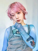 アルバム 銀座(ALBUM GINZA)&nbsp;ピンクヘアー秋色ピンクグレープフルーツ_69642