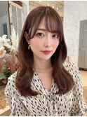 レイヤーカットグレージュ髪質改善イノア5219