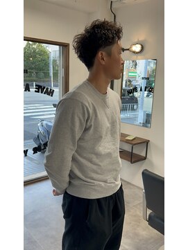 ラボ(LABO) スパイキーショート×ピンパーマ